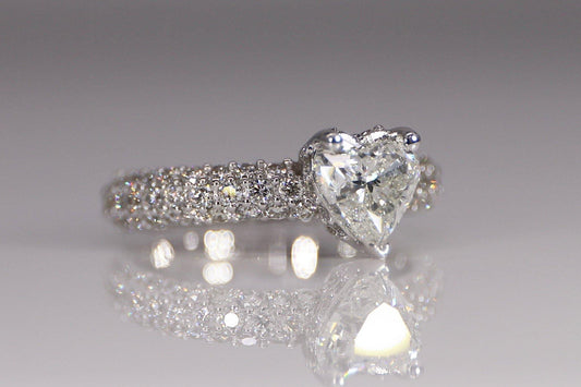 Heart Shape Diamond Ring Arian and CO arianandco