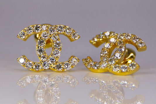 Chanel Earring Diamond Arian and Co arianandco
