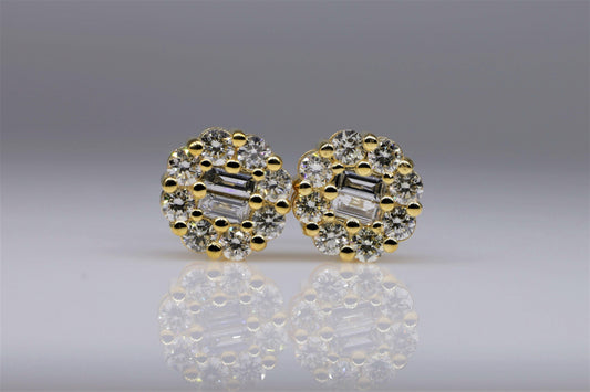Baguette Diamond Earing Arian and Co arianandco