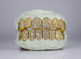 Load image into Gallery viewer, diamond grillz gold grillz silver grillz
