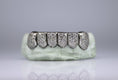 Load image into Gallery viewer, diamond cut grrillz diamond dust grillz solid silver grillz gold grillz gold jewelry gold teeth arian and co
