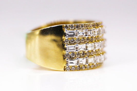 Emerald Cut Diamond Ring - Manuchery Arian and CO arianandco